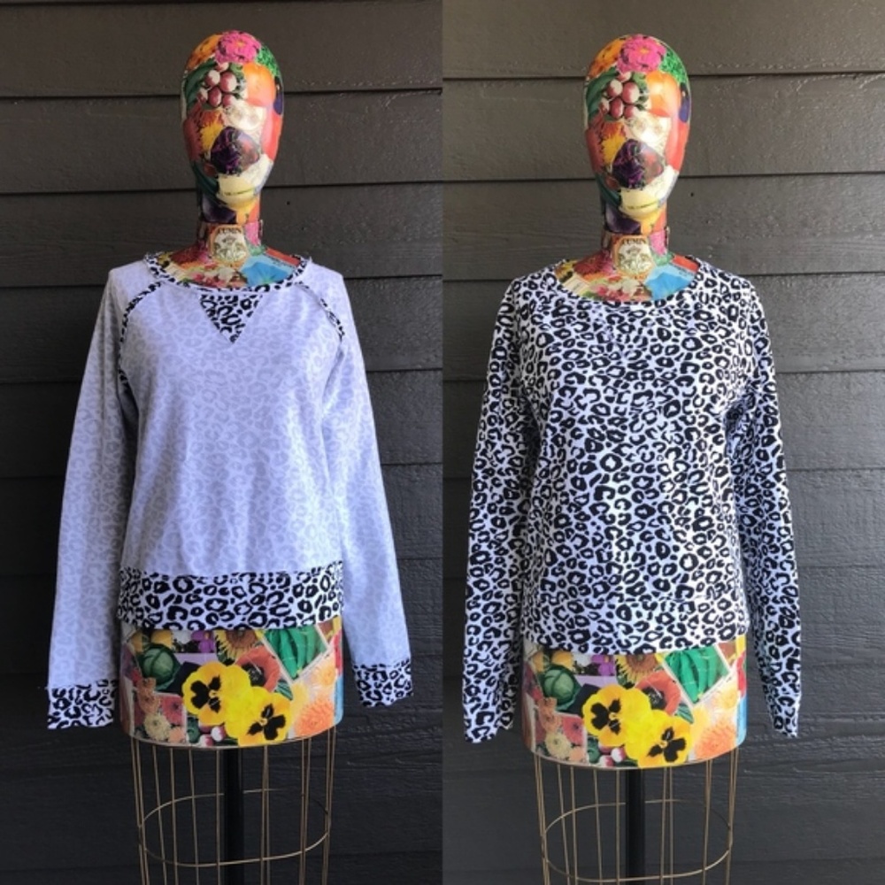 Reversible cLaeson Cheetah Leopard Raw Edge REVOLV - Picture 2 of 8